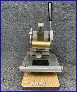 Veach Hot Foil Stamping Machine GS-703 With 3 Font Type Sets, Gold Foil + Extras