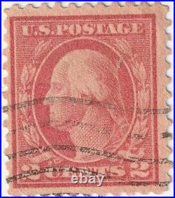 Very Rare George Washington Red 2 Cent Stamp! A piece of history P02L706