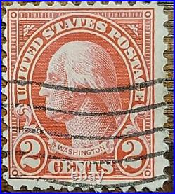 Very Rare Two Cent George Washimgton Stamp Red