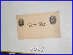 Very rare US post stamps, Postal cards and very rare stamp price book from 1901