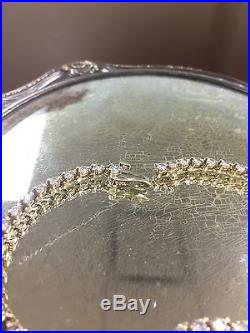 Vintage 14k Round Diamond Tennis Bracelet 9.4g Stamped JST 1.44 tcw
