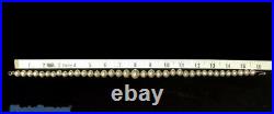 Vintage 16 STERLING Graduated NAVAJO Pearls Stamped & Bench Beads NECKLACE 60g