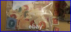 Vintage 1800 1900 United States Postage Stamp Collection Rare Estate Find