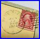 Vintage 1924 George Washington Red Stamp Two Cent Cancelled 1924 On Postcard
