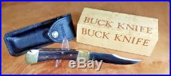 Vintage Buck 110 Hunter Knife 1967-72 Inverted 2 Line Stamp Brass Spacer