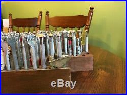 Vintage CRAFTOOL USA Leather Stamping Tool Punch lot 150+ Piece Set NICE
