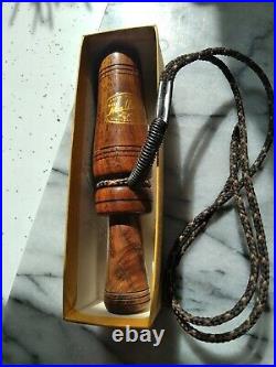 Vintage(Chick Major)Dixie Mallard Arkansas Duck Call withBox with Gold stamp label