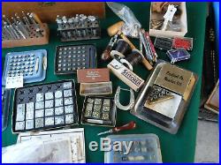 Vintage Craftool Co USA Leather Tools Stamps & Misc Accessories over 330 pieces