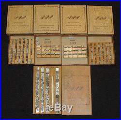 Vintage Franklin Universal Match Book Hot Foil Imprinter & Dura Cast Type Stamps
