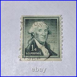 Vintage George Washington One 1 Cent Stamp