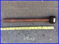 Vintage Heller & Bros Cats Head Hammer Blacksmith Forged Double Stamp 2lb 15oz