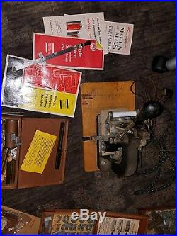 Vintage KINGSLEY Hot Foil Stamping Machine and accessories LOOOK NO RESERVE