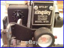 Vintage KINGSLEY Stamping Machine Model M-101