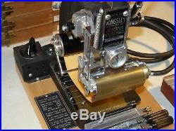 Vintage Kingsley HOT Stamping Machine Library SET
