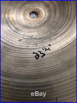 Vintage OLD 23.25 A. Zildjian Trans Stamp THIN Ride Cymbal 2885 g SOUNDFILE