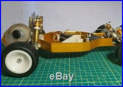 Vintage RC10 Team Associated Gold Pan A STAMP Classic Very Sharp