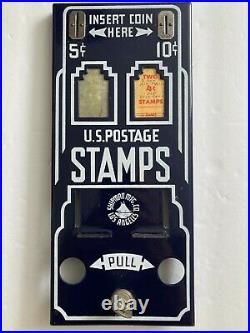 Vintage Rare 1950's Shipman 5 and 10 cent Stamp Machine in Great Shape