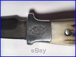 Vintage Ruana Bonner Montana M Stamp Hunting Knife