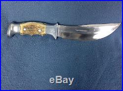 Vintage Ruana skinner finger grooves 1944-1962 Studebaker withsheath knife stamp