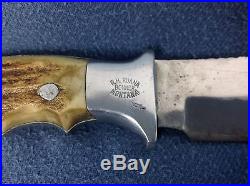 Vintage Ruana skinner finger grooves 1944-1962 Studebaker withsheath knife stamp