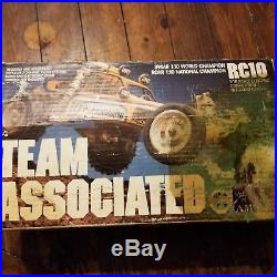 Vintage Team Associated Rc10 Gold Pan Rc Buggy A Stamp