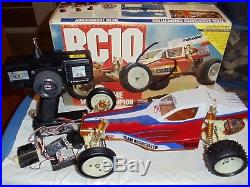 Vintage Team Associated championship RC10 gold pan buggy A STAMP CHASSIS