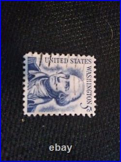 Vintage US 1962 George Washington 5 Cent Stamp Antique United States Stamp