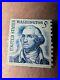 Vintage USA United States Blue George Washington 5 Cent Postal Stamp Not Used