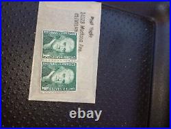 Vintage United States Postage Stamps Green One Cent Thomas Jefferson Unused