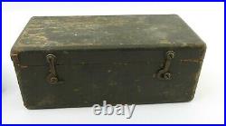 Vintage WWII C. H. Hanson Co Stamping Kit 1942 Dog Tag Stamper Wood Box Set
