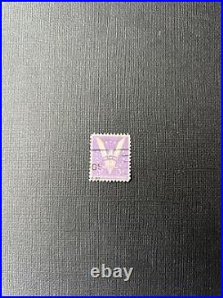 Vintage Win The War Purple 3 Cent United States Postage Stamp Eagle Collectible