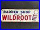 Vintage, original 1956 Barber Shop sign, date stamped, 39 x 13, rare