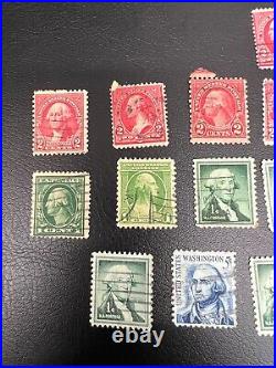 Vintage rare george washington lot of stamps