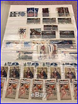 Vintage usa postage stamps collection (2166 stamps)