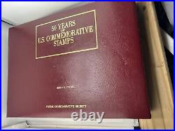 Vtg Postal Commemorative Society 50 Years Of US Commemorative Stamps 90 Pages