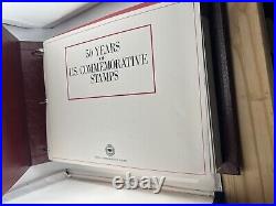 Vtg Postal Commemorative Society 50 Years Of US Commemorative Stamps 90 Pages