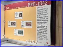 Vtg Postal Commemorative Society 50 Years Of US Commemorative Stamps 90 Pages