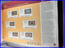 Vtg Postal Commemorative Society 50 Years Of US Commemorative Stamps 90 Pages