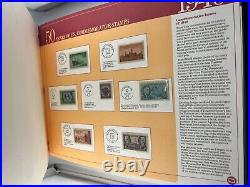 Vtg Postal Commemorative Society 50 Years Of US Commemorative Stamps 90 Pages