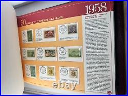 Vtg Postal Commemorative Society 50 Years Of US Commemorative Stamps 90 Pages