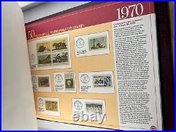 Vtg Postal Commemorative Society 50 Years Of US Commemorative Stamps 90 Pages