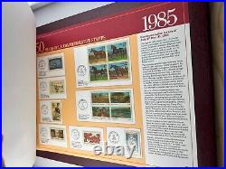 Vtg Postal Commemorative Society 50 Years Of US Commemorative Stamps 90 Pages