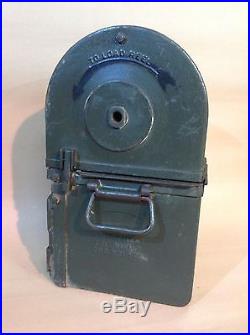 WW2.50 Cal Tombstone Drum Quad Maxon box with stamped letters EARLY BMG