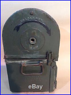 WW2.50 Cal Tombstone Drum Quad Maxon box with stamped letters EARLY BMG