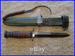 WW2 Robeson (R. C. CO) U. S. M-3 TRENCH KNIFE. Unissued One-of-a-kind Stamping