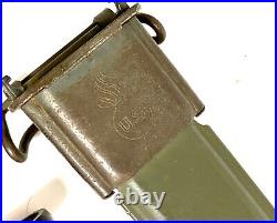 WWI SA 1908 Springfield US Bayonet MODIFIED M1 Garand+ Scabbard / Stamped 317252