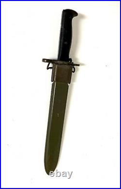 WWI SA 1908 Springfield US Bayonet MODIFIED M1 Garand+ Scabbard / Stamped 317252
