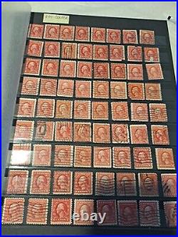 Washington 2c&3c Red And Purple Stamps 1900 Plus Stamps