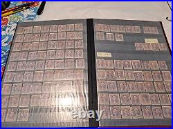 Washington 2c&3c Red And Purple Stamps 1900 Plus Stamps