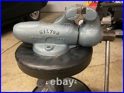 Wilton Bullet Vise 835 3 1/2 USA made 1940s Early Chicago Stamp